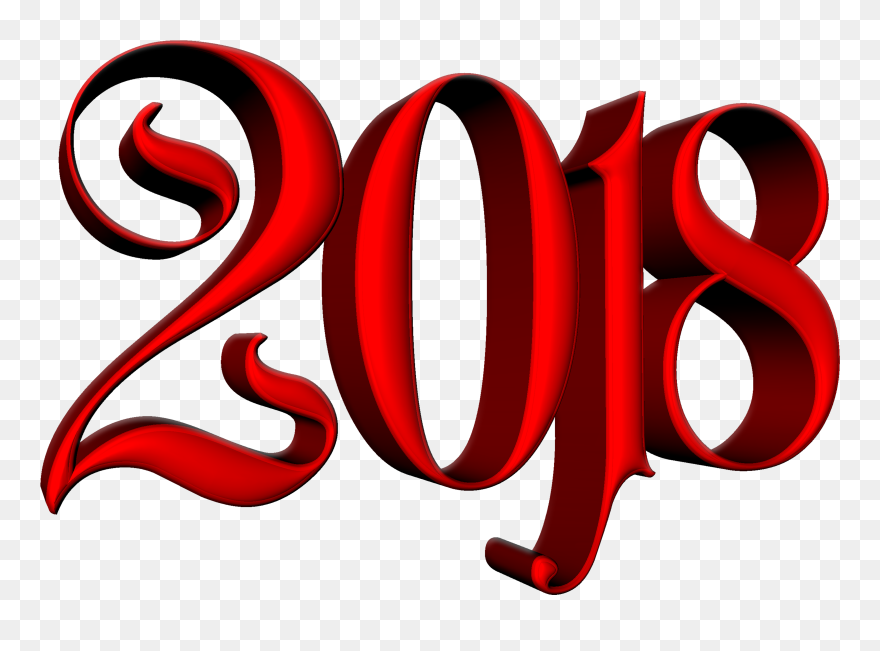 2018 Deco Transparent Clip Art Imageu200b Gallery Yopriceville - 2018 Png