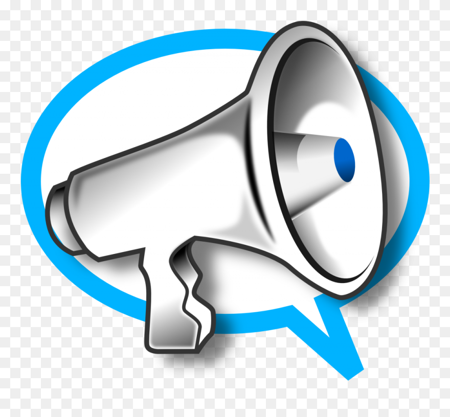Megaphone Clip Art Free - Megaphone Clip Art - Png Download