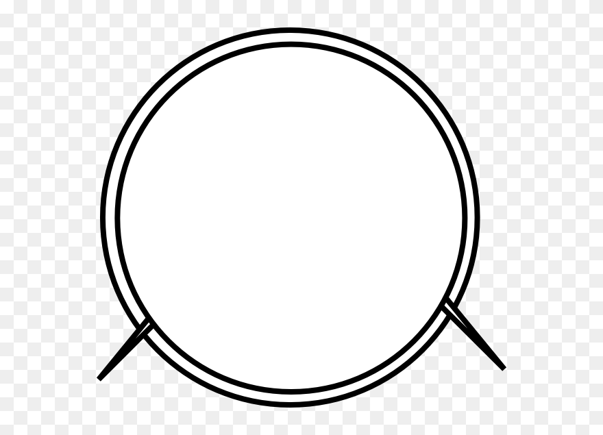 Bass Drum Clipart - White Circle Transparent Png