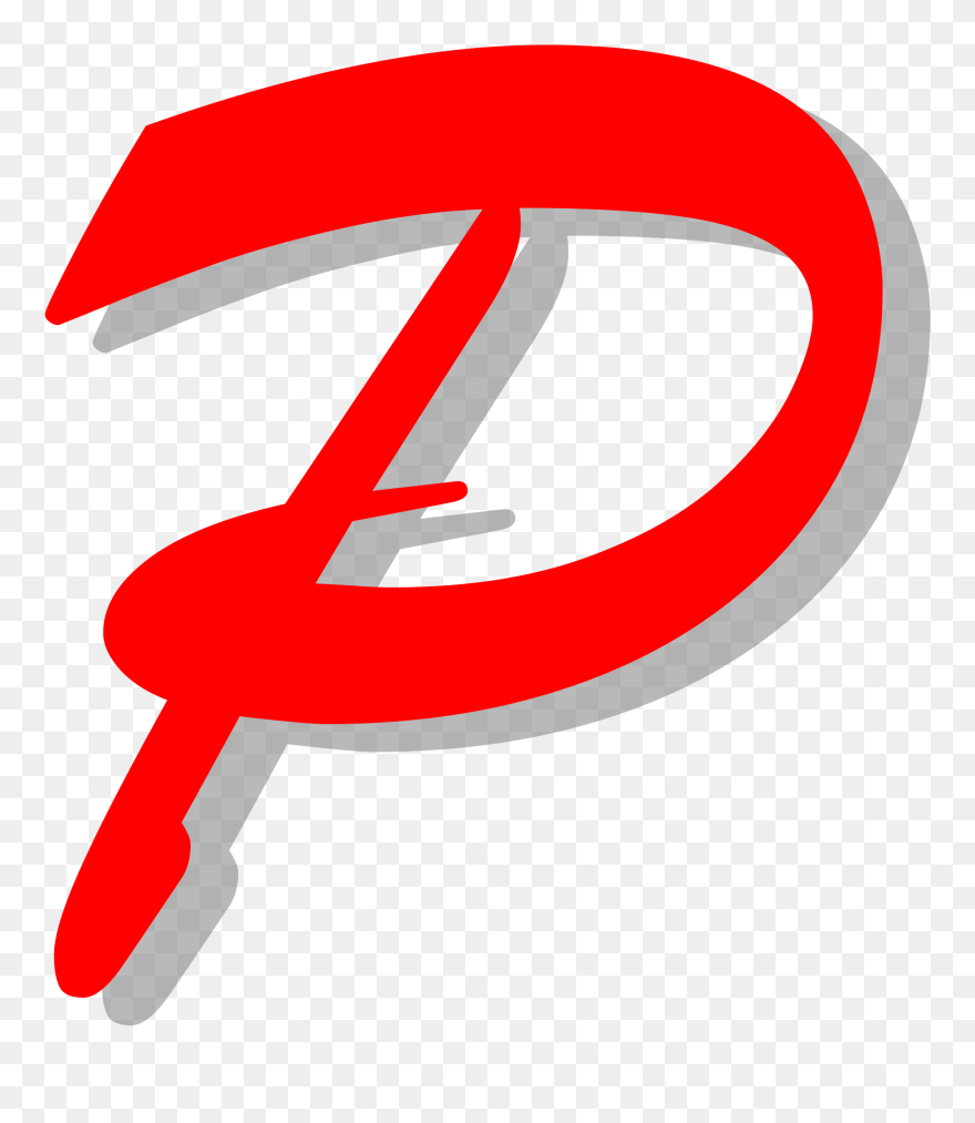 Clothespin Clipart Letter , Png Download - Red Letter P Transparent Png
