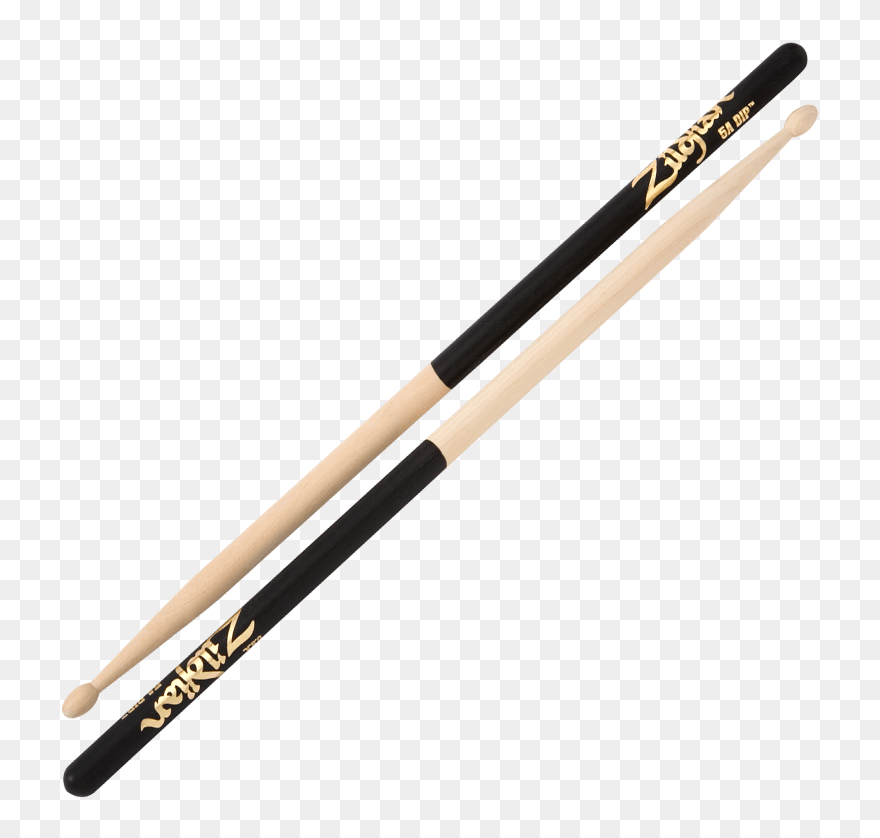Zildjian Black Dip Series Wood Tip Drum Sticks 5a - Flex Sensor 4.5 Inch Clipart