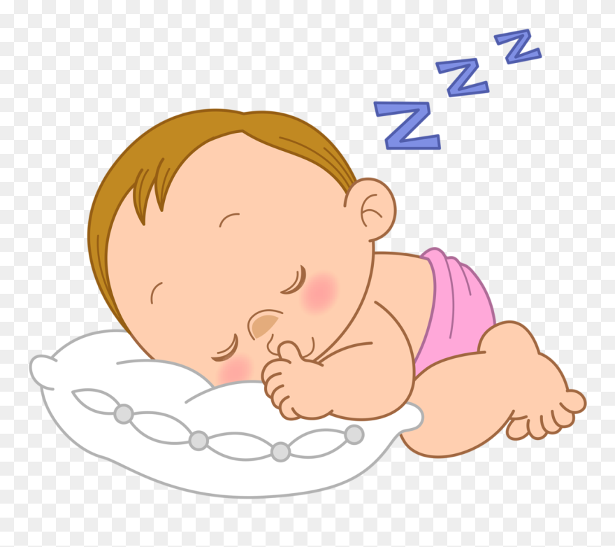 Clothespin Clipart Baby Shower - Baby Sleeping Clipart - Png Download