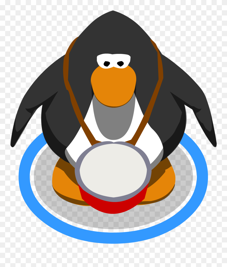 Drum Clipart Club Penguin - Pinguino De Club Penguin - Png Download