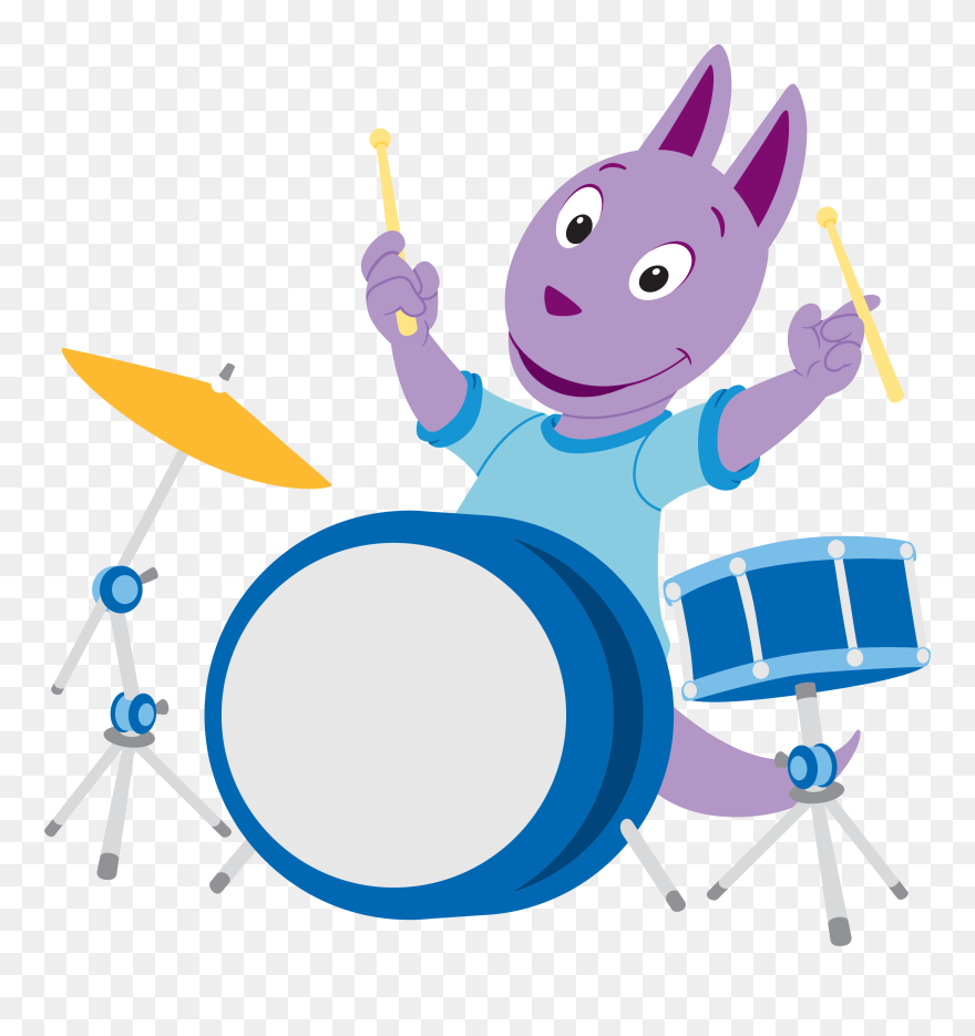 Transparent Drummer Clipart - Backyardigans Let's Play Music - Png Download