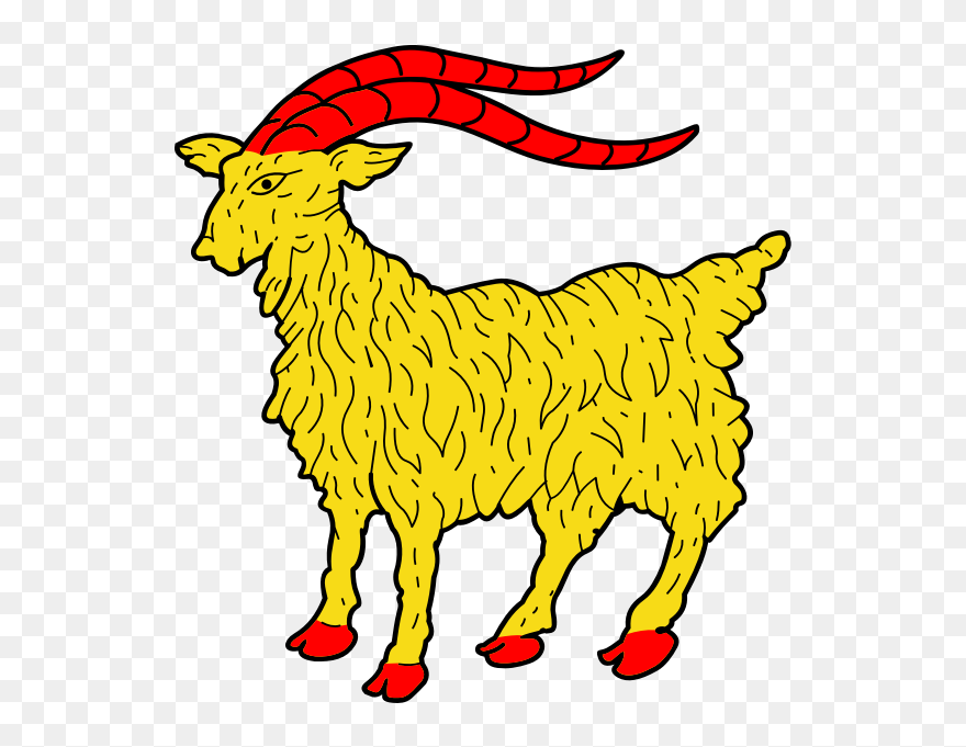 Yellow Goat Clipart