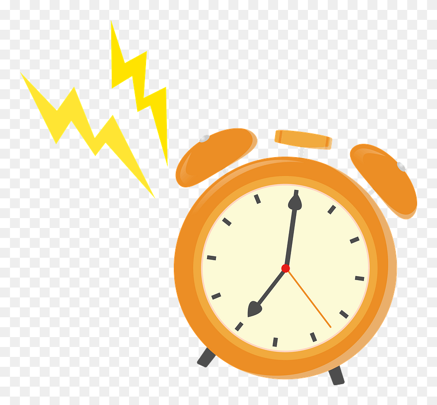 Alarm Clock Clipart - Clock Face - Png Download