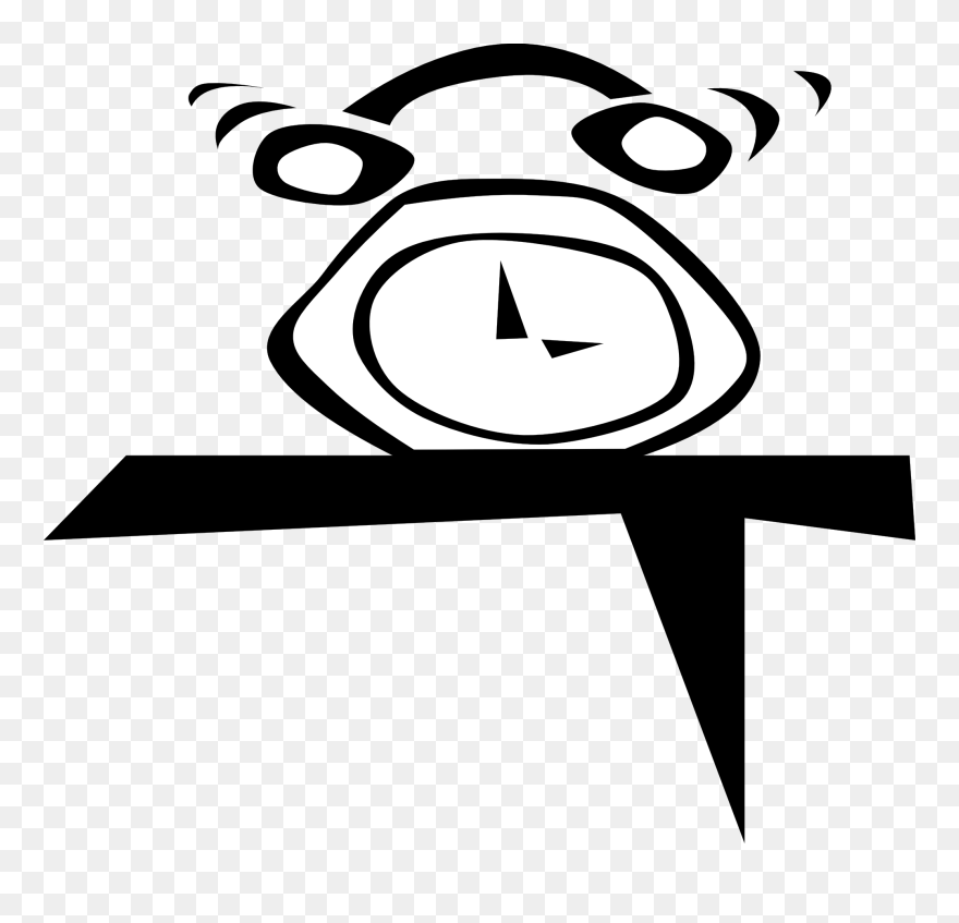 Download Alarm Clock Clipart Black And White Alarm Clock