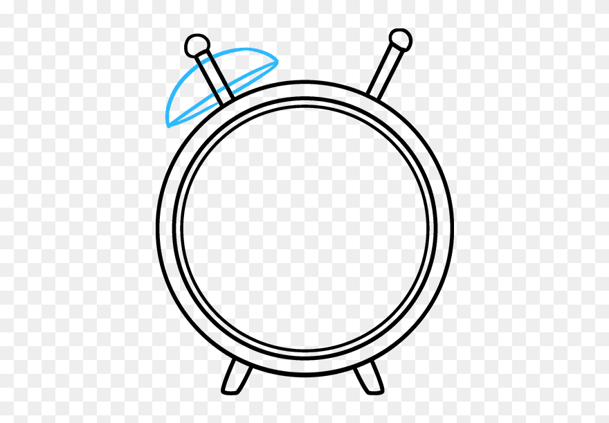 How To Draw An Alarm Clcok - Alarm Clock Clipart