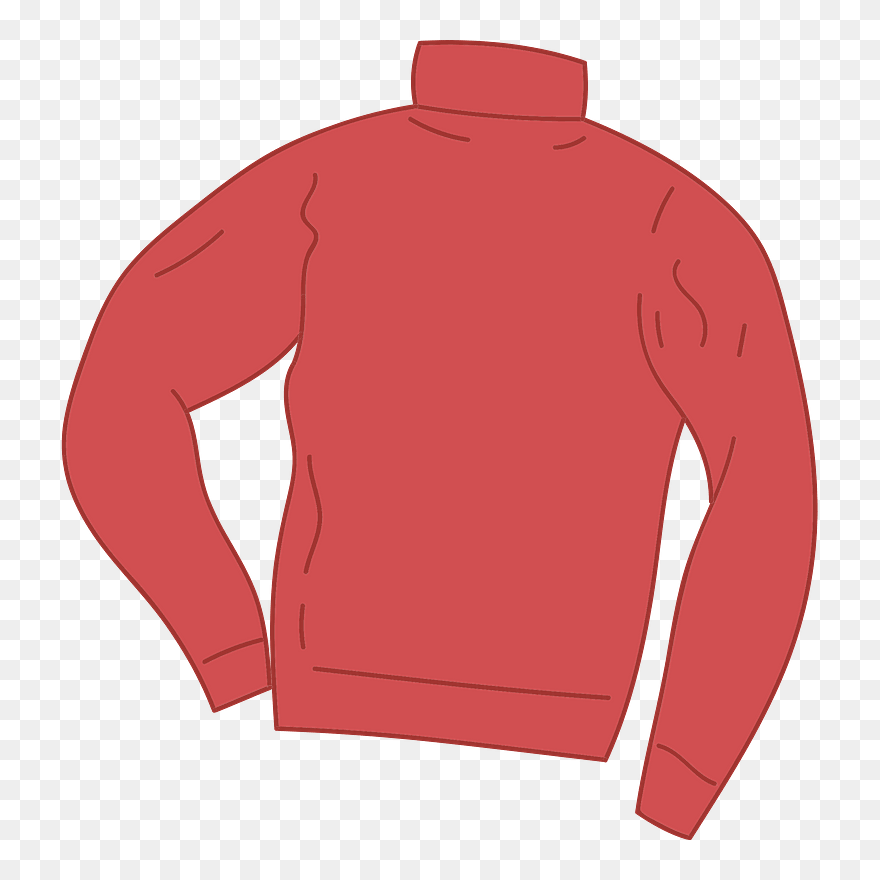 Red Sweater Clipart - Sweater - Png Download