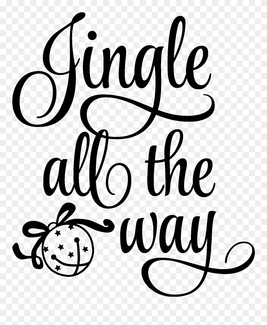 Transparent Christmas Quotes Png - Calligraphy Clipart