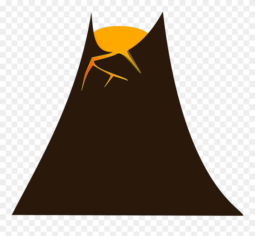 Mountain Of Fire Clipart - Png Download