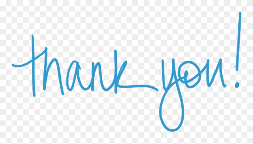 Thank You Questions Please Clipart Caja De Compensación - Thank You Blue Png Transparent Png