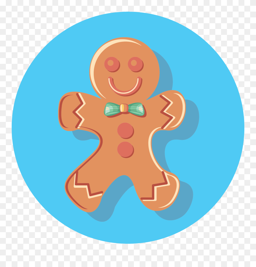 Transparent Snack Clip Art - Gingerbread Sign Clipart - Png Download
