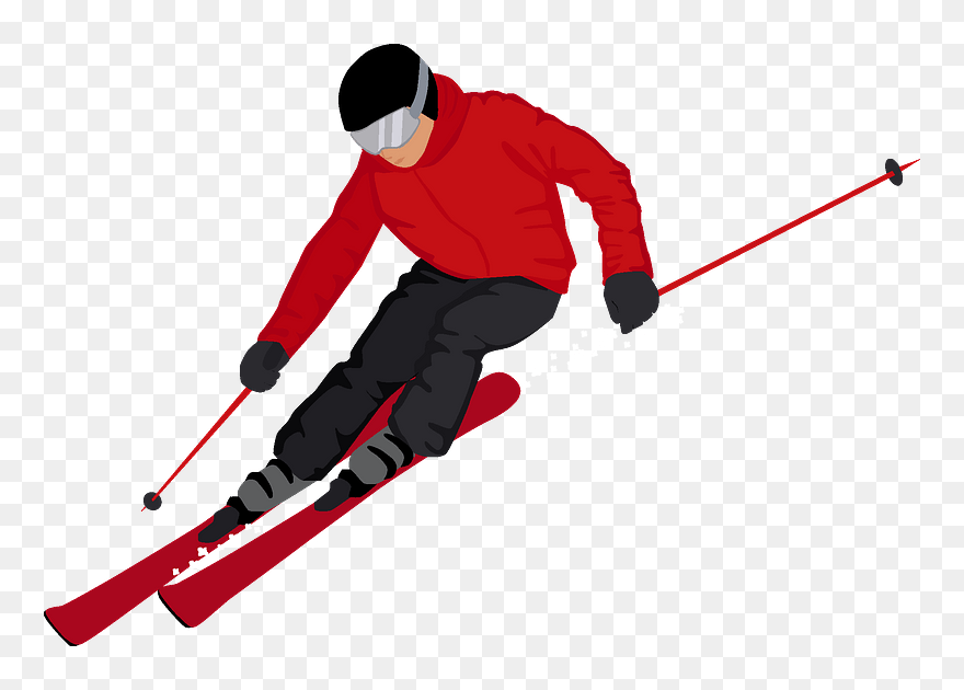 Skiing Clipart - Png Download