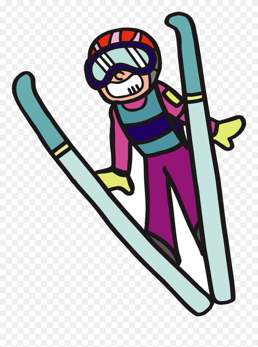 Ski Jumping Clipart - スキー ジャンプ イラスト - Png Download