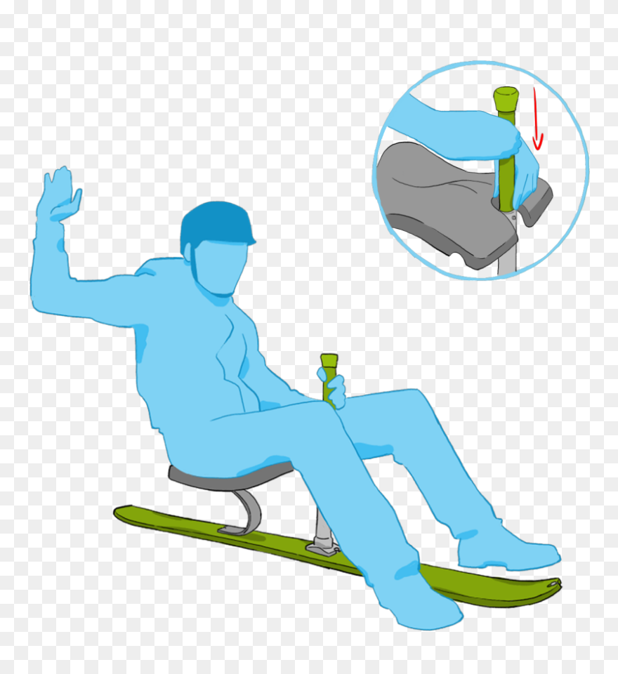 Cross Country Skiers Clipart Clip Free Snooc - Ski Binding - Png Download