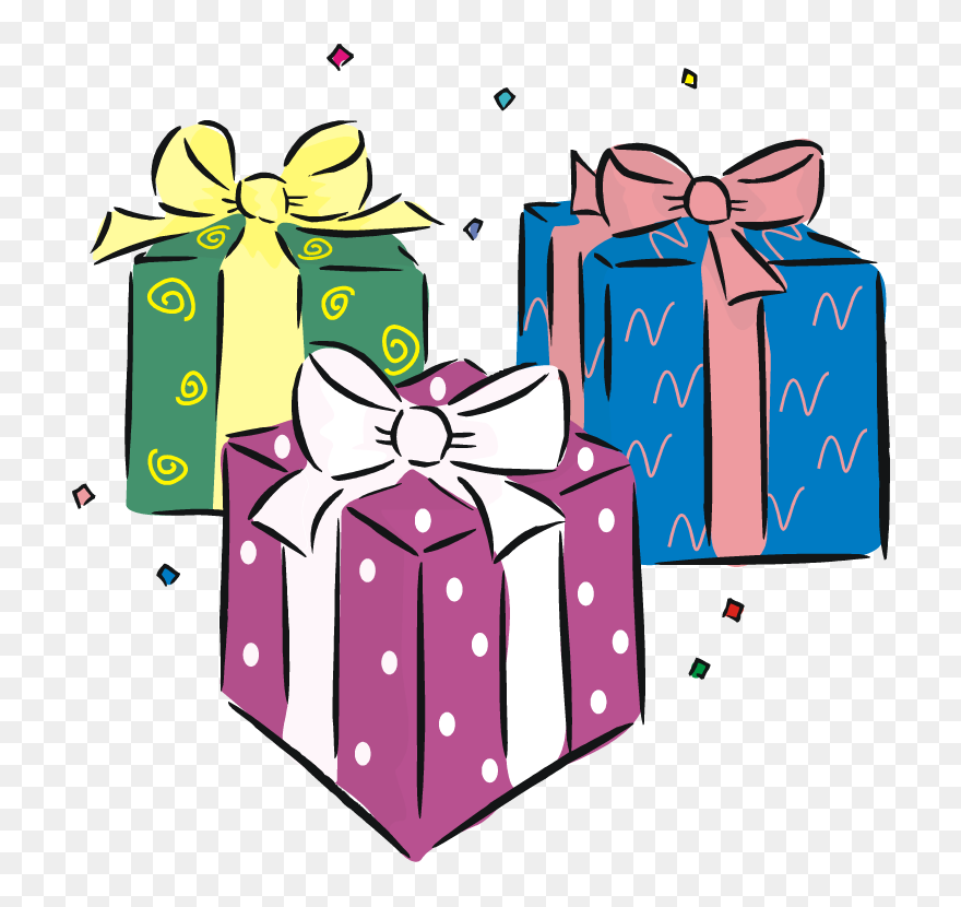 Birthday Gift Party Clip Art - Transparent Background Birthday Gift Clip Art - Png Download