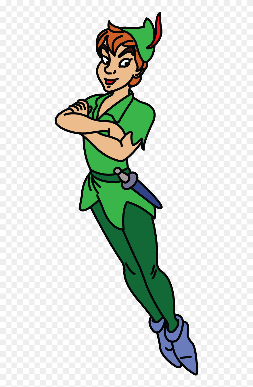 Peter Pan Png - Peter Pan And Captain Hook Drawing Clipart
