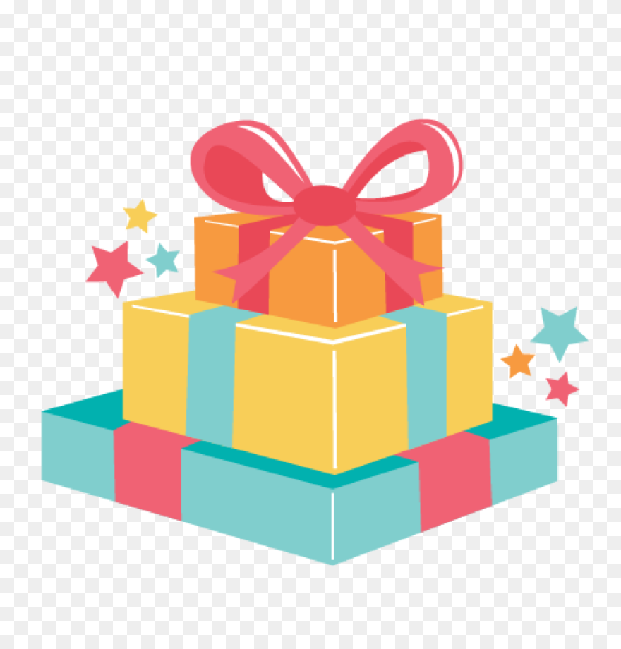 Birthday Present Clipart Wrapping A Present - Birthday Gift Clipart Png Transparent Png