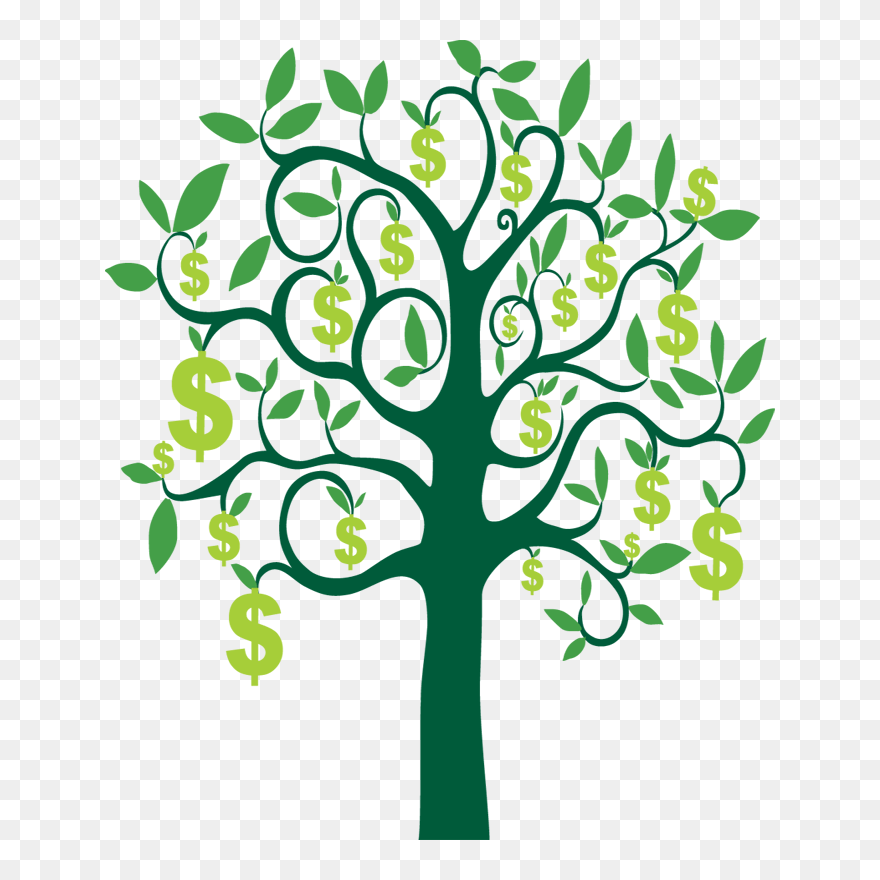 Money Tree - Peach Tree Clipart - Png Download