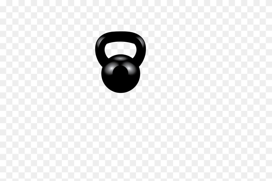 Dumbbells Clipart Barbell Crossfit - Kettlebell - Png Download