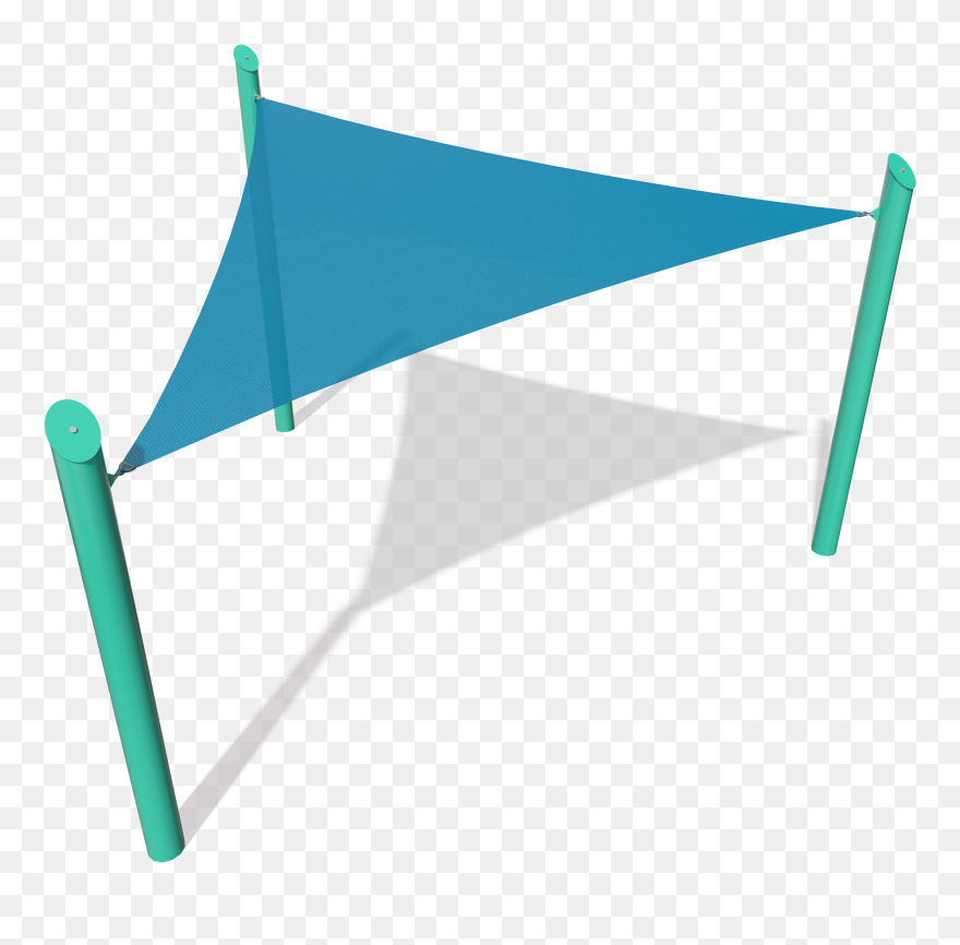 Triangle Playground Shade Clipart