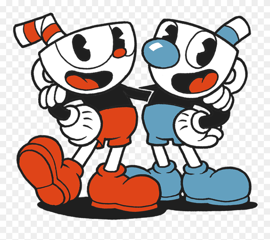 Cuphead Don"t Deal With The Devil Available On Xbox - Cuphead And Mugman Png Clipart