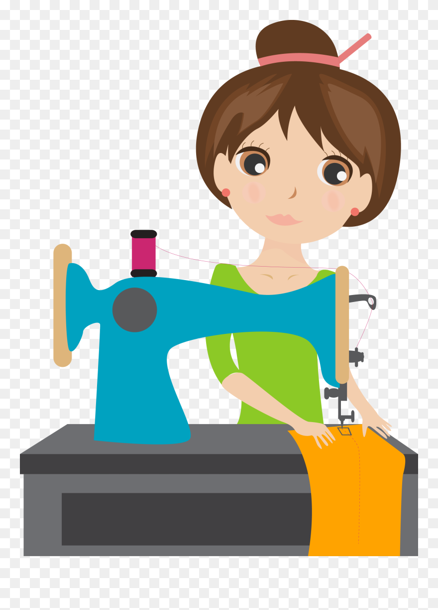 Ingznk Dfkqso Png Sew - Dressmaker Clipart Transparent Png