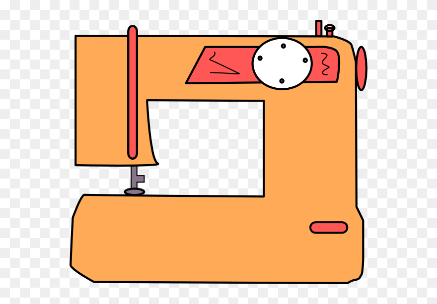 Transparent Sewing Machine Cartoon Png Clipart