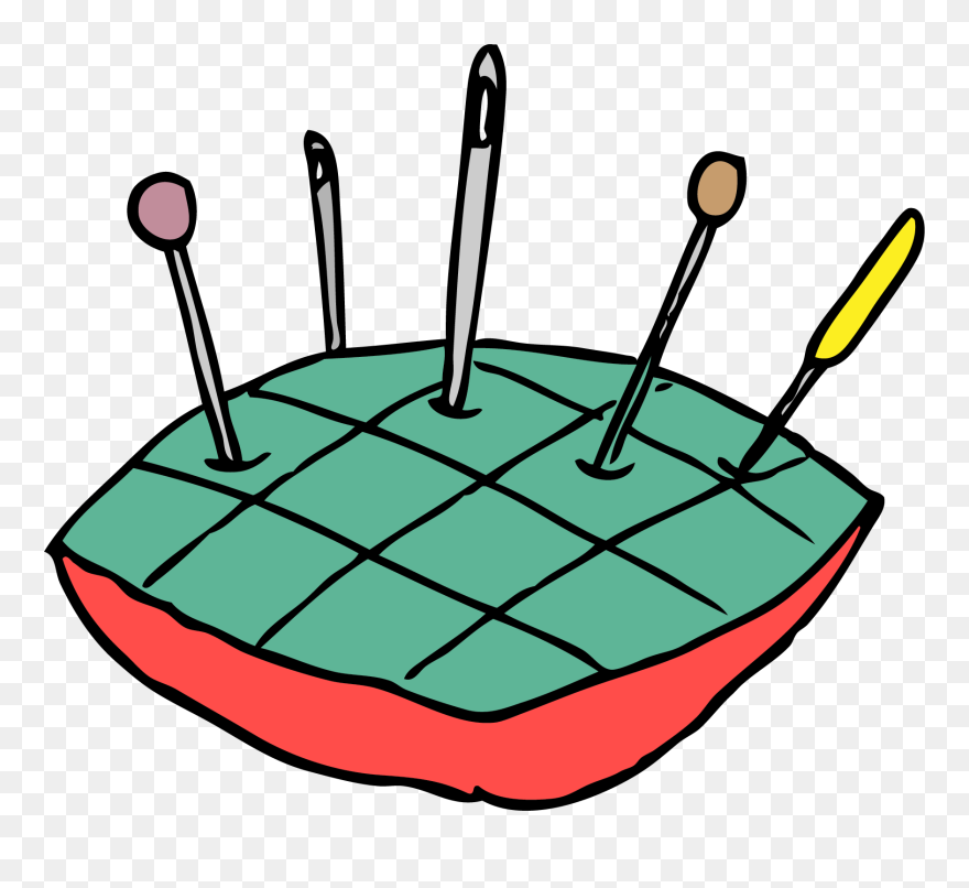 Transparent Needle Clipart - Pin Sewing Needle Vector - Png Download
