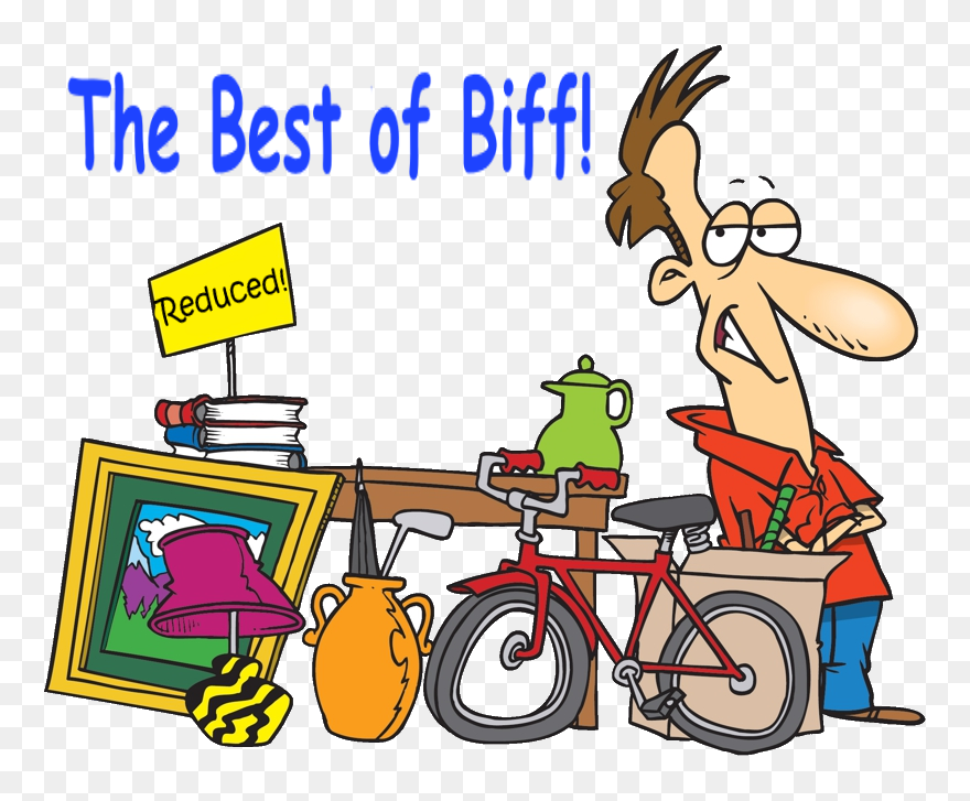 Best Of Biff - Yard Sale Clip Art - Png Download