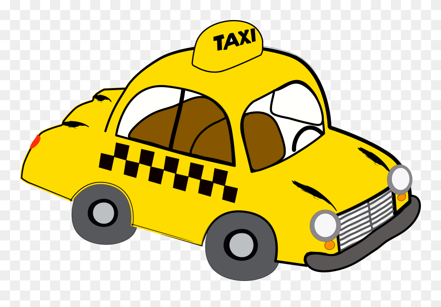 Transparent Carros Animados Png - Taxi Clip Art