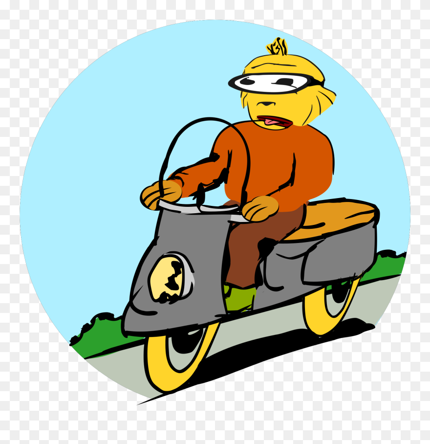 Scooter Driver - Удивительный Мир Гамбола Гамбол И Дарвин Clipart