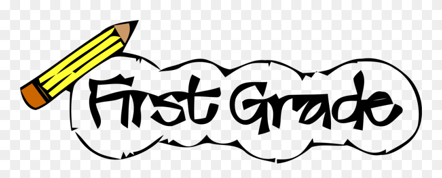 First Grade Clipart Black And White - Png Download