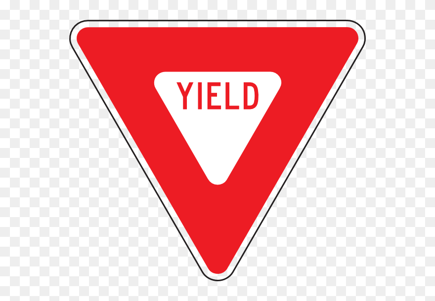 Road Sign Yield Clipart