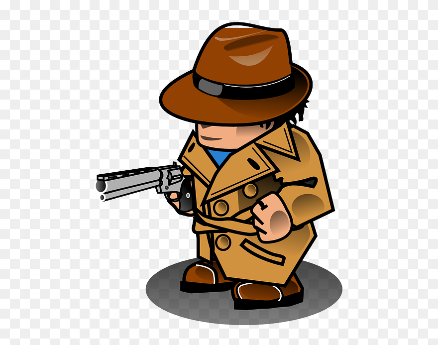 Transparent Detective Png - Detective Loading Gun Clipart Png