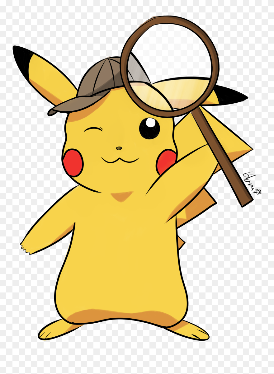 Transparent Detective Pikachu Png Clipart