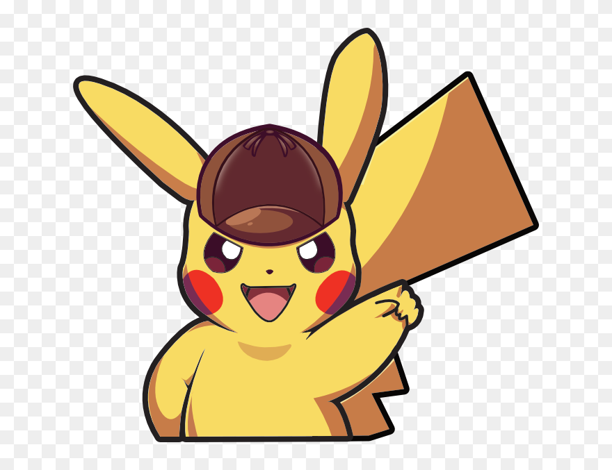 Detective Pikachu - Detective Pikachu Clip Art - Png Download