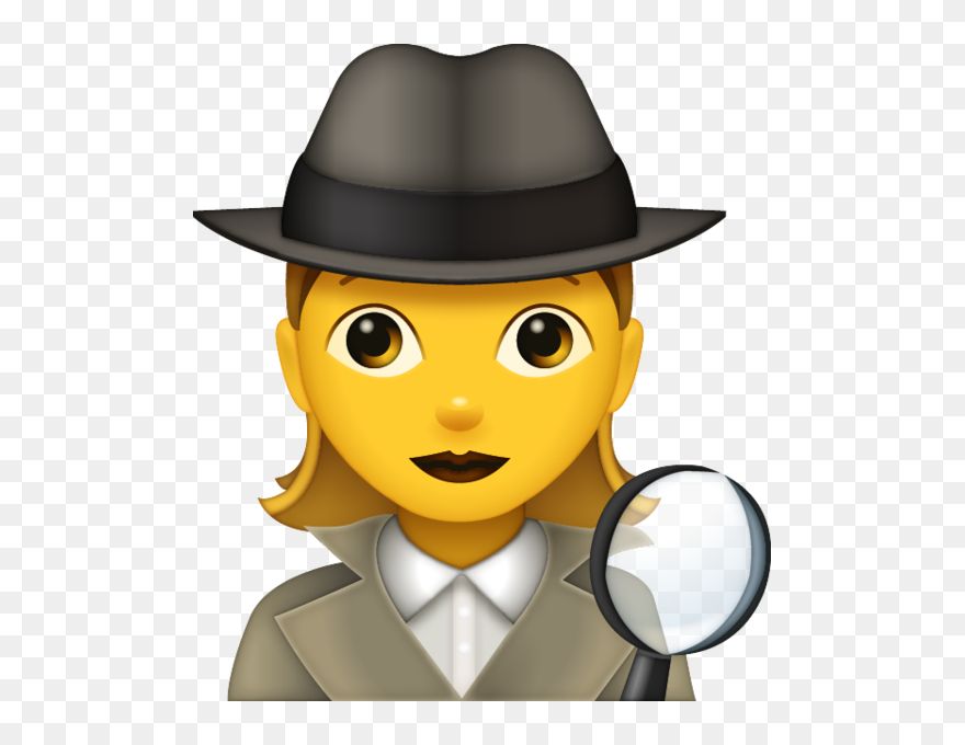 Detektiv Emoji Clipart