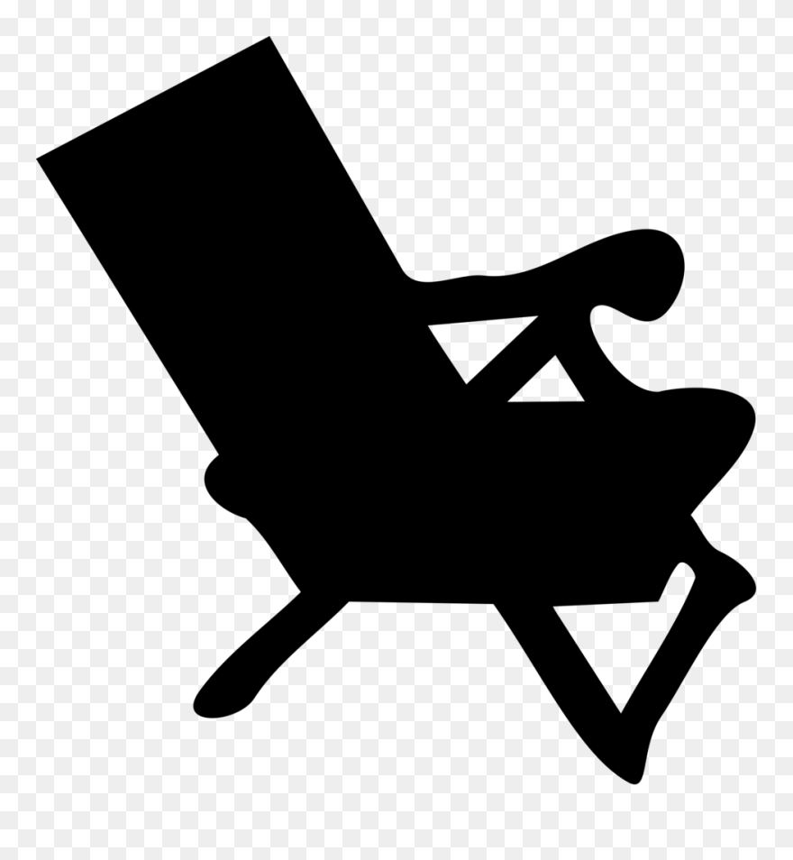 Beach Chair Clip Art - Png Download