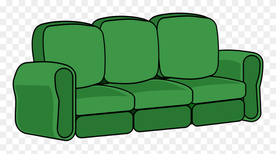 Chair Clipart Green Chair - Sofa Clipart - Png Download
