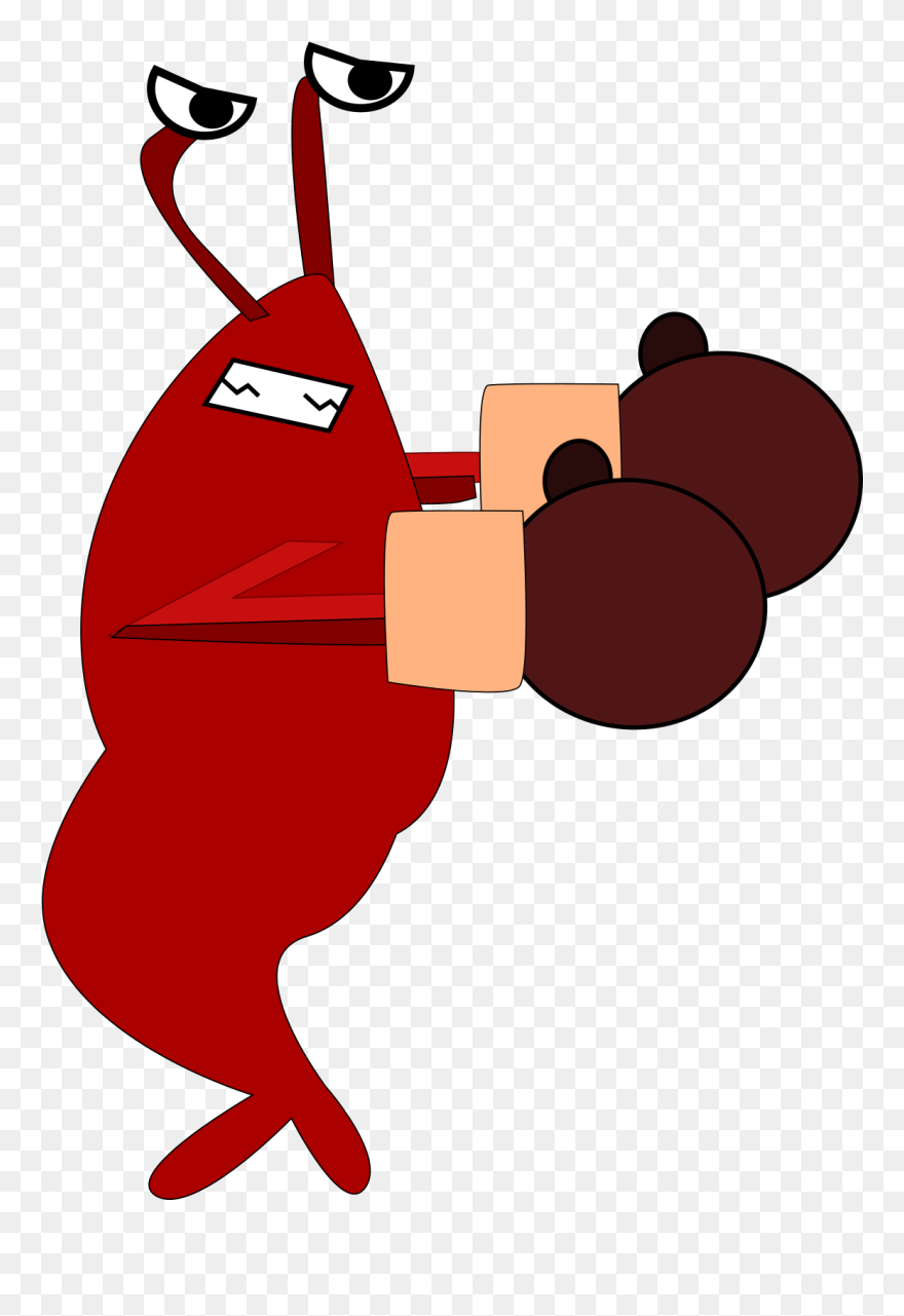Mantis Shrimp With Boxing Gloves Clipart