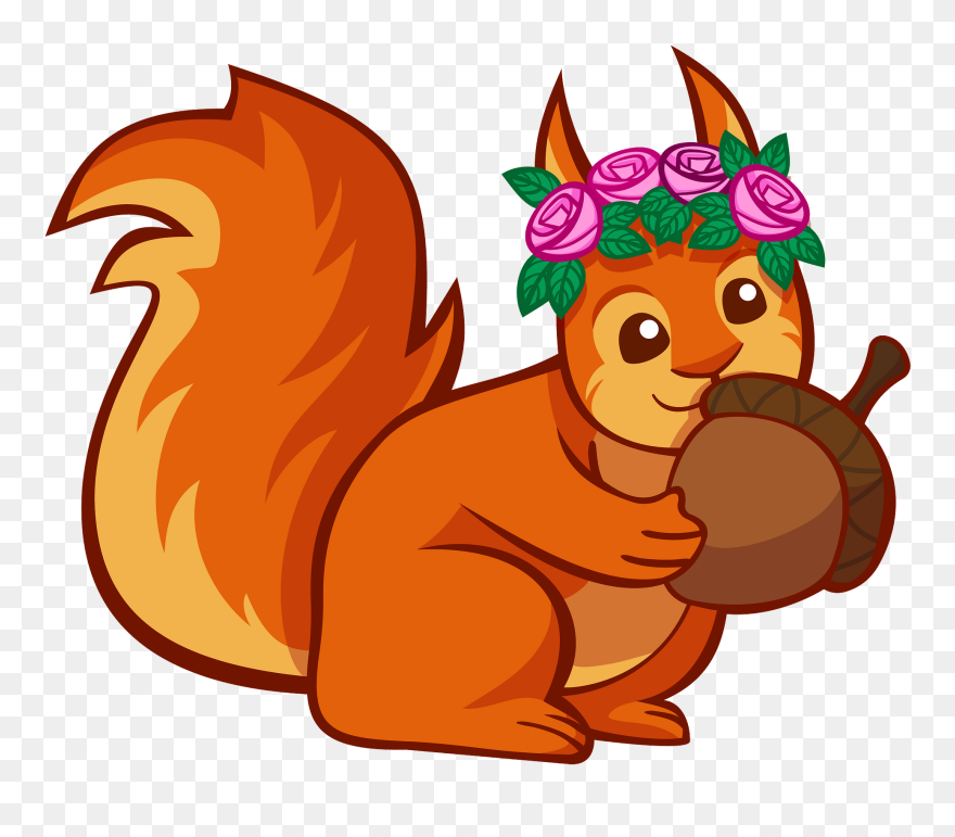 Transparent Background Squirrel Clipart - Png Download