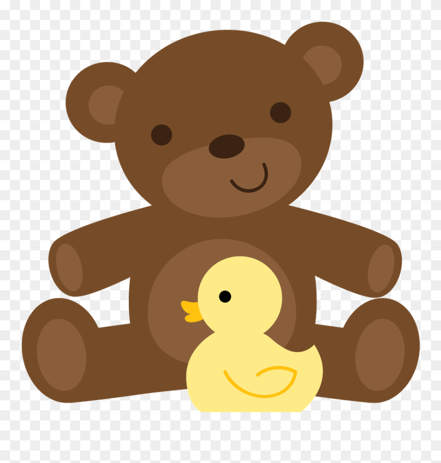 Baby Shower Teddy Bear Clip Art - Png Download