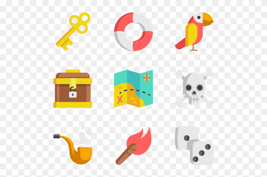 Treasure Icons Clipart