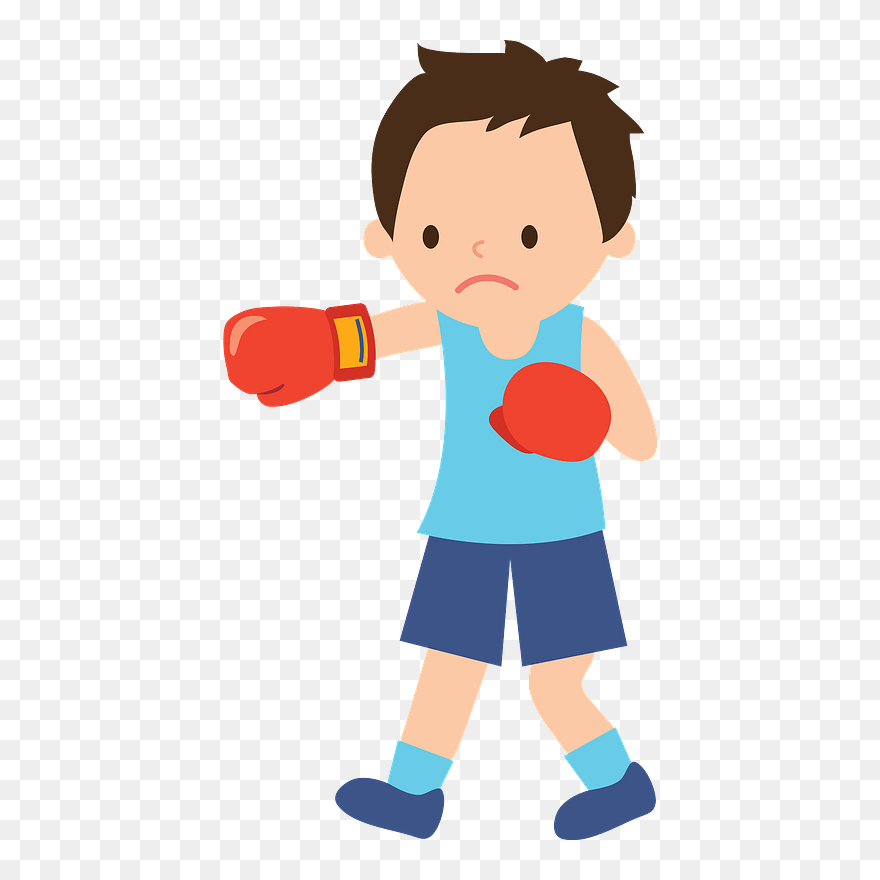 Male Boxer Boxing Clipart - Boxing - Png Download