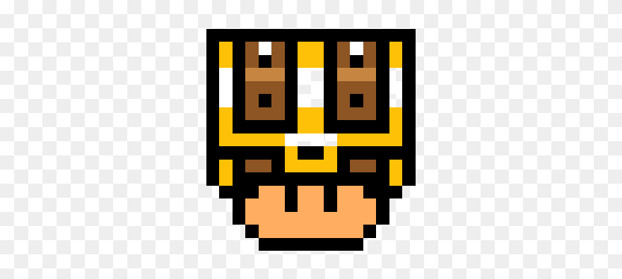 Pixel Art Mario Mushroom Clipart