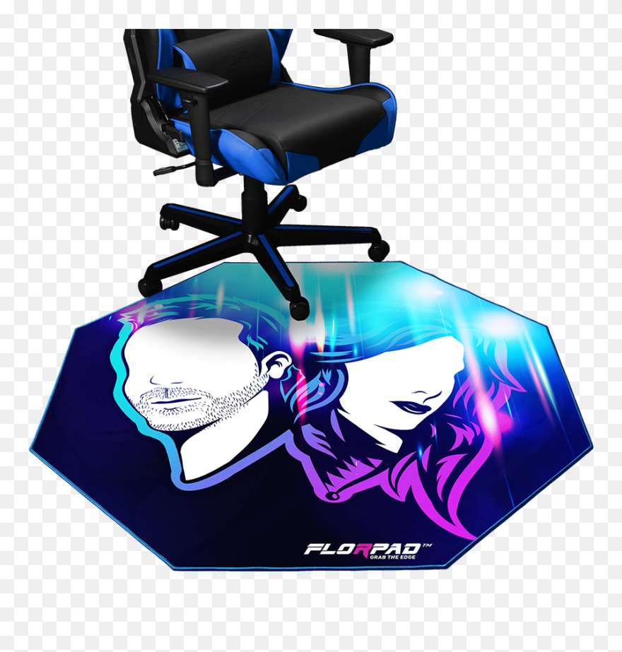 Gaming Chair Floor Pad Clipart , Png Download - Flor Pad Hyper Beast Transparent Png