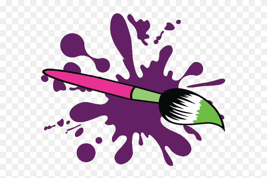 Paint Brush Party Free Paint Party Clip Art Png Download (5225691
