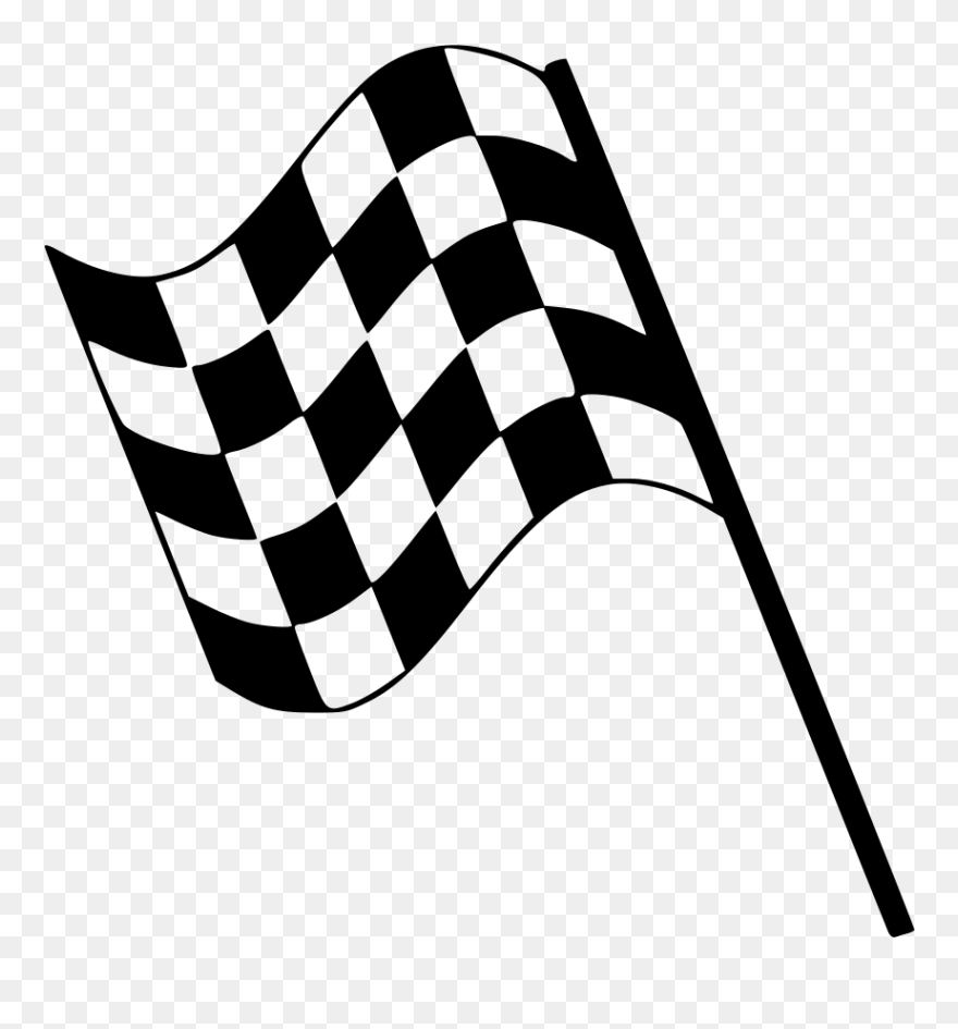Red Checkered Flag Png Clipart